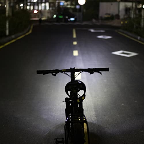 Ebike Headlight 48V 36V, 12V-60V Compatible, 2 Pin Waterproof Connector Electric Bike Front Light