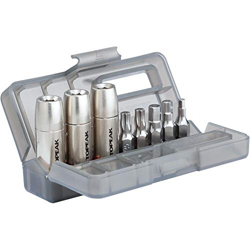 Topeak Nano TorqBox DX ? Professional Mini Torque Tool Set for Cyclists | Includes 4/5/6 Nm TorqSockets, Hex & Torx Bits, Precision Limit Design, Carry Case (4.59 oz)