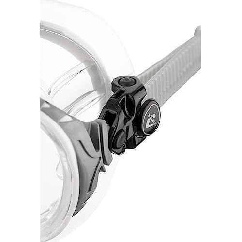 Cressi Adult High-End Scuba Diving Mask, Made in the Revolutionary Crystal Silicone - Big Eyes Evolution Crystal: Made in Italy
