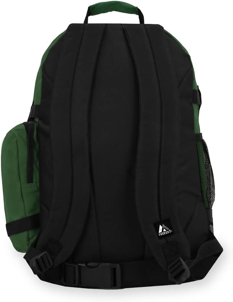 Everest Oversize Deluxe Backpack, Olive/Black, One Size