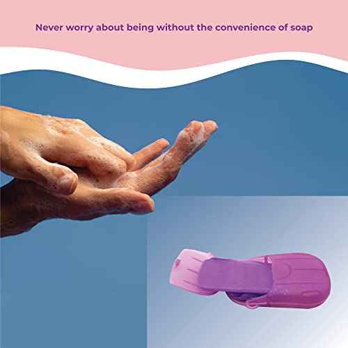 Paper Soap Sheets Assorted 4 Pack (20 Sheets Per Pack) - Portable Disposable - for Indoor, Travel, Camping, Hiking, Outdoor