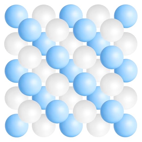 28 Pcs 40mm Plastic Table Tennis Balls Bulk Blue and White