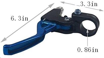Universal Aluminum Alloy Brake Levers for Mountain & Road Bikes - 22mm Diameter (Black)