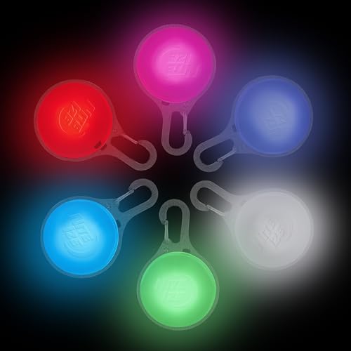 Carabiner Light with 6 Colors and Color-Changing Mode – Weather-Resistant Clip Light