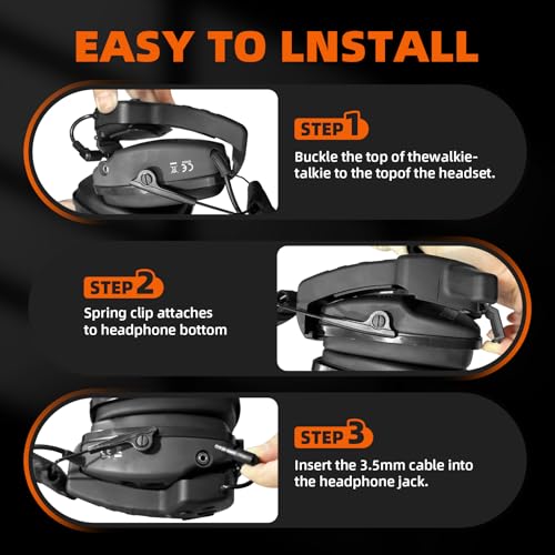 Bluetooth Walkie Talkie Module for Shooting Earmuffs - 3-Mile GMRS Range