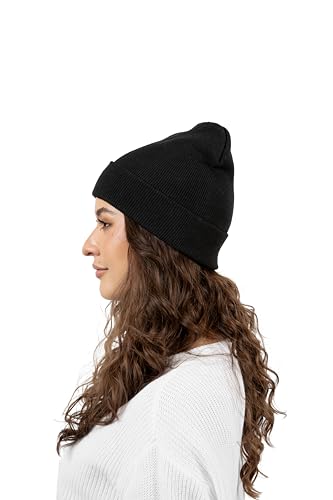 Winter Beanies Bulk Pack - Unisex Knit Skull Caps with Assorted Solids, One Size