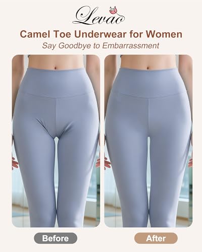 Seamless Active Underwear for Women No Panty Lines Breathable Leggings & Yoga Pants - Black, White, Pink, Nude, Light Brown, Small