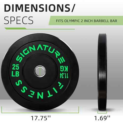 Fitvids Olympic Bumper Plates Set, 2" Weight Plates for Strength Training & Weightlifting, Paris or Set or Set with Barbell, Multiple Options