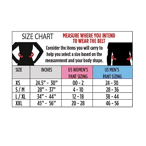 Adjustable Running Belt Waist Pack with 3 Pockets & Sweat Resistant Back - Large Black