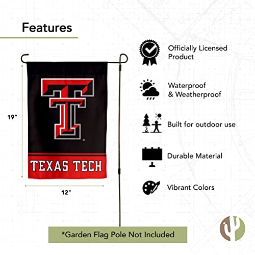Texas Tech University Garden Flag - Double-Sided 3-Ply Outdoor Decor