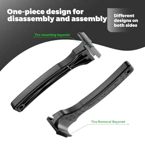 ROCKBROS Bike Tire Lever Tire Removal Tool Quick and Easy Tire Removal and Installation for Road or Mountain Bike Tires,Pack of 1,Black