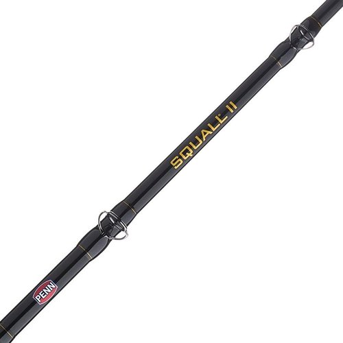 PENN 7' Squall II Lever Drag Fishing Rod & Size 60 Reel Combo, Heavy Power, Fast Action, Right Handle Position, Full Graphite Body and Sideplate Construction