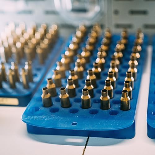 Universal Reloading Tray for Convenient 50 Round Brass Storage,blue