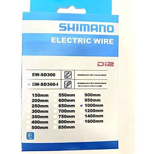 Shimano Non-Series Di2 EW-SD300 E-Tube Di2 Electric Wire, 1000 mm, Black