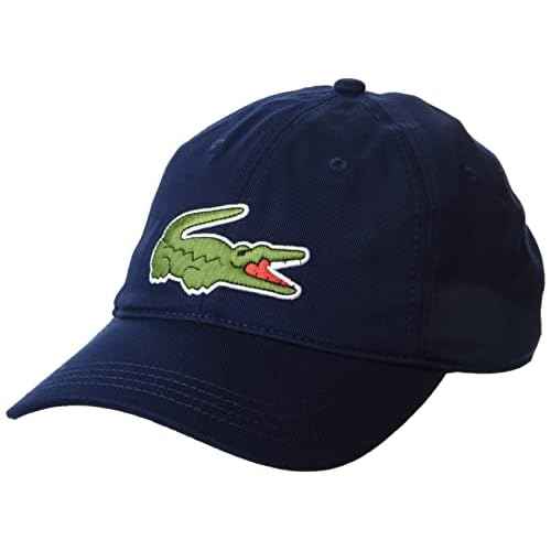 Lacoste Men's Solid Big Croc Cap