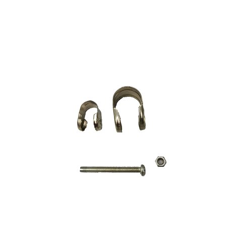 YehVeh 3 Set Bugle Horn Mounting Bracket Bike Horn Clamp Handlebar Clips with Mount Screws for Metal Squeeze Clown Horn Kids Bike Horn Classic Twist Loudspeaker Siren Hooter Snail Air Horns