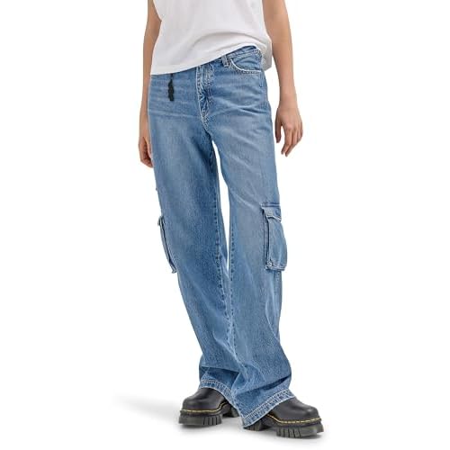 Wrangler Women's X Hot Wheels Wide Leg Cargo Jean