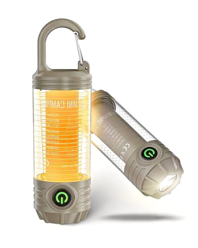 LED Camping Lantern with 1500LM & 3-in-1 Light - Gray