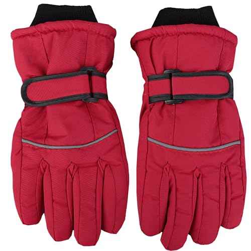UTOWO Kids Winter Snow Ski Mittens Water-Repellent Outdoor Sports Waterproof Windproof Gloves for 5-10Y