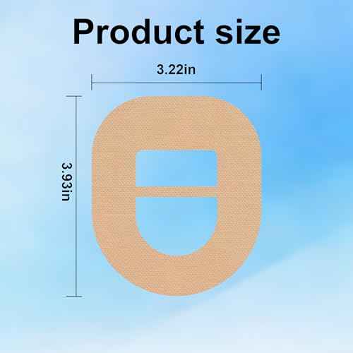 Nepia Omnipod 5 Overpatches 30-Pack Flesh, Waterproof Sweatproof Patches, Long-Lasting 14-Day Adhesion, Hypoallergenic Latex-Free for Sensitive Skin
