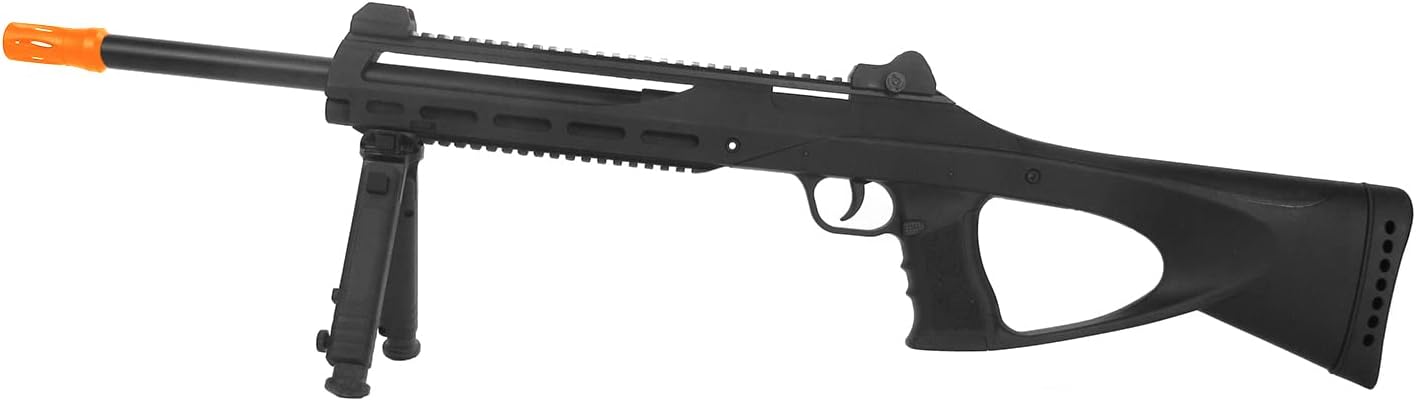 ASG TAC6 Black 6mm CO2 Airsoft Rifle - Non-Blowback, High Precision Shooting