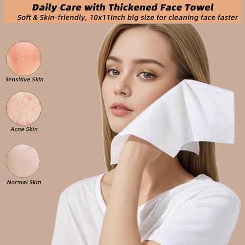 Disposable Compressed Face Towel, 28Pcs Portable Compressed Towel Tablets, Thicker Super Absorbent Disposable Washcloths for Travel, Camping Hiking, Beauty Salon, Daily Use,Outdoor