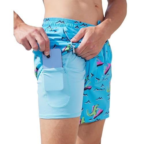 Swimming Trunks for Men Swim Shorts Quick Dry Compression Liners with Pockets Mens Swimsuits