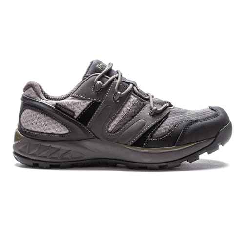 Propet Mens Vercors Hiking Hiking Sneakers Shoes - Black, Grey
