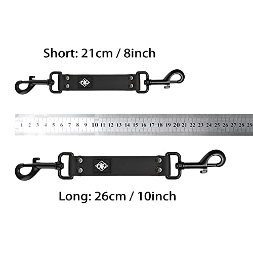 Dog Collar Backup 2 Pack Safety Clip for Prong, Martingale & Flat Collars