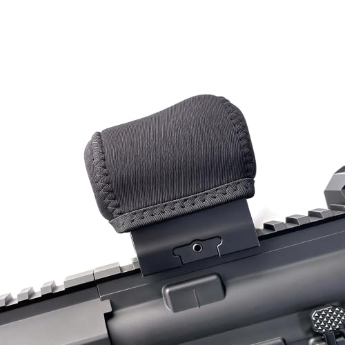 Red Dot Lens Dust Cover Black Neoprene Protector for Romeo5 Sights