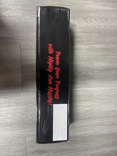 FitBeast Forearm Strengthener & Exerciser, Wrist Roller with Thicker Handle, Trainer with Adjustable Strap - Ideal for Grip Strength, Muscle Building, Rehabilitation (Black)