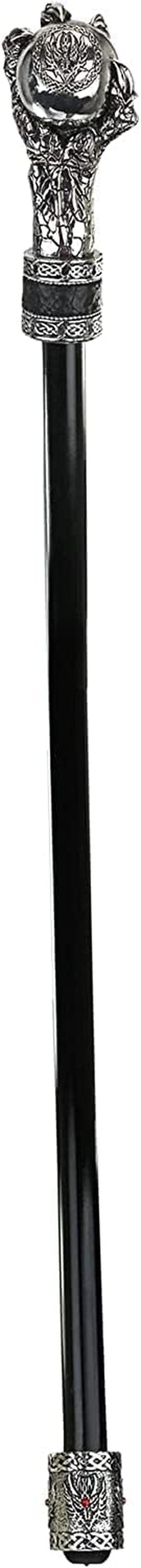Dragonsthorne Gothic Walking Stick - Design Toscano Dragon Grasp Cane