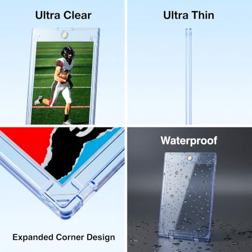 120 Slim Magnetic Card Holder - 0.17 Inch Ultra Slim Acrylic Wallet