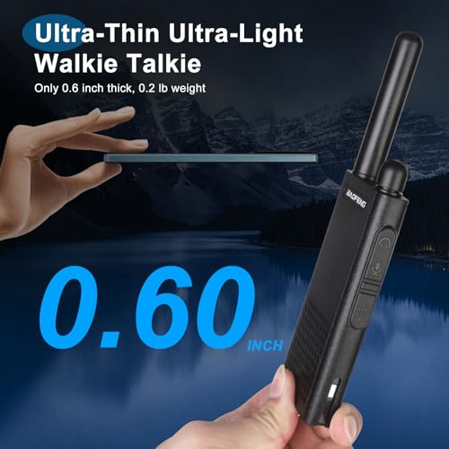 Baofeng T26 Walkie Talkies 6 Pack Long Range Two-Way Radios with Earpieces