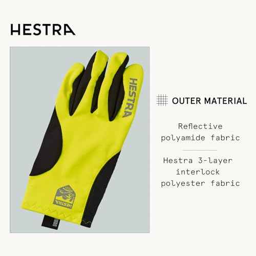 Hestra Bike Runners All Weather Glove for Trail Running, Hiking & Outdoor Training