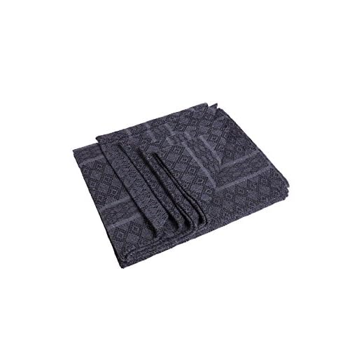 Manduka Yoga Cotton Blanket - Yoga Prop and Accessory, Roll, Fold, Stack to Support, Made of Cotton, 68 inch (172cm), Thunder Grey