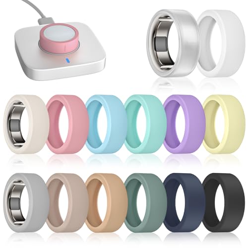 14 Pack Ring Cover for Oura Gen 3/4 & RingConn Ultrahuman - S (6/7/8/9/10)