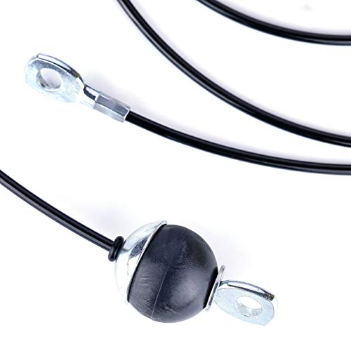 59 Inch Heavy Duty Steel Wire Rope Pulley Cable for Gym - Type B