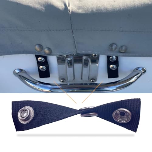 304 Steel Boat Cover Snap Extender 2''-3'' Black for Boat Canvas