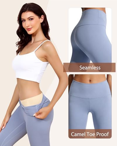 Seamless Active Underwear for Women No Panty Lines Breathable Leggings & Yoga Pants - Black, White, Pink, Nude, Light Brown, Small