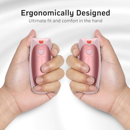 Zgrmbo 2 Pack Hand Warmers Rechargeable with 10000mAh Charging Case(up to 90hrs), Reusable Electric Handwarmers, Hot Hands Hand Warmers for Women, Men