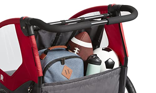 Flyer™ Duoflex 2 in 1 Bike Trailer and Double Stroller for Toddlers, 1+ Years