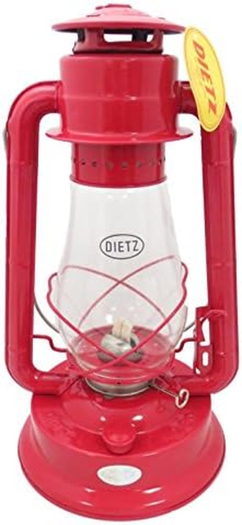 Dietz #80 Blizzard Hurricane Oil Lamp Burning Lantern Blue