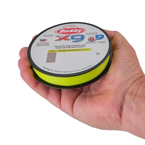 Berkley x9 Braid Superline, Suitable for Freshwater Environments