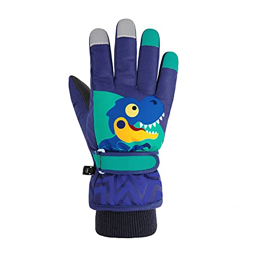 American Trends Kids Waterproof Winter Gloves Warm Snow Gloves Boys Girls Ski Gloves Toddler Mittens Windproof