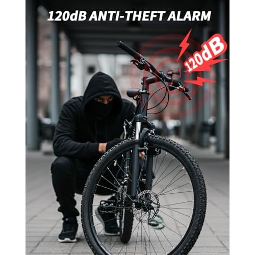 Electric Bike Horn, Max 120dB Loud Bicycle Horn with Wireless Remote, USB-C Rechargeable Bike Bell for Adults Kids Bike, Scooter, Ebike, Waterproof Bike Accessories