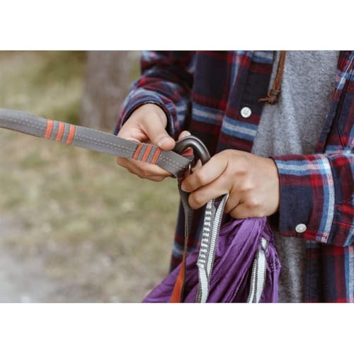 KAMMOK Python 15' Tree Friendly Hammock Straps Set - No-Stretch, Knotless, Durable, Supports 500lbs, Lightweight for Camping & Hiking