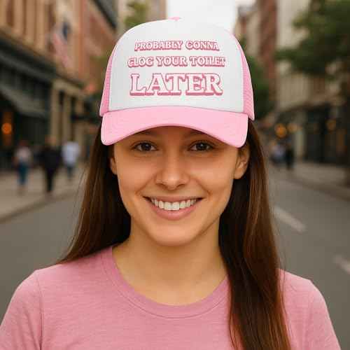 Funny Trucker Hats-Lightweight and Breathable Polyester Mesh Baseball Cap, Adjustable Fit Fishing Black Hat