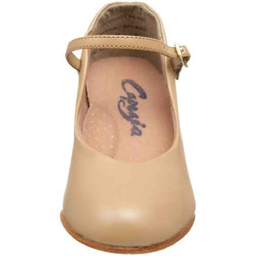 Capezio womens Jr. Footlight Character dance shoes, Caramel, 7.5 US