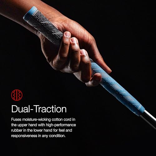 Golf Pride MCC Plus4 Midsize Golf Grip 3-Pack Blue Hybrid All-Weather